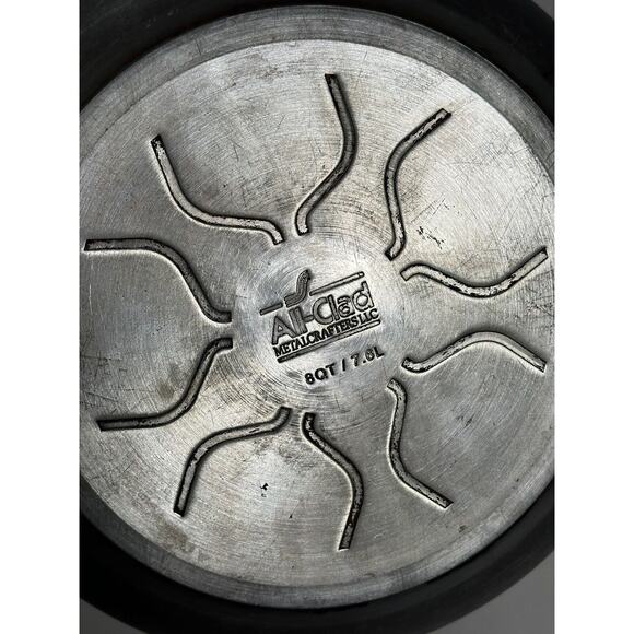 All-Clad HA1 Hard Anodized Nonstick Stockpot | 8 Qt. - 7.6 L Soup Pot No Lid - Picture 4 of 7